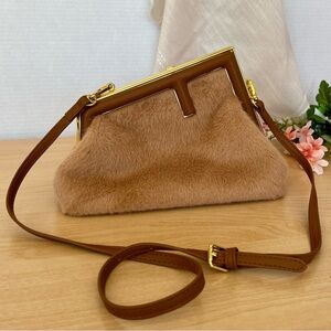 Super cute mini faux fur bag